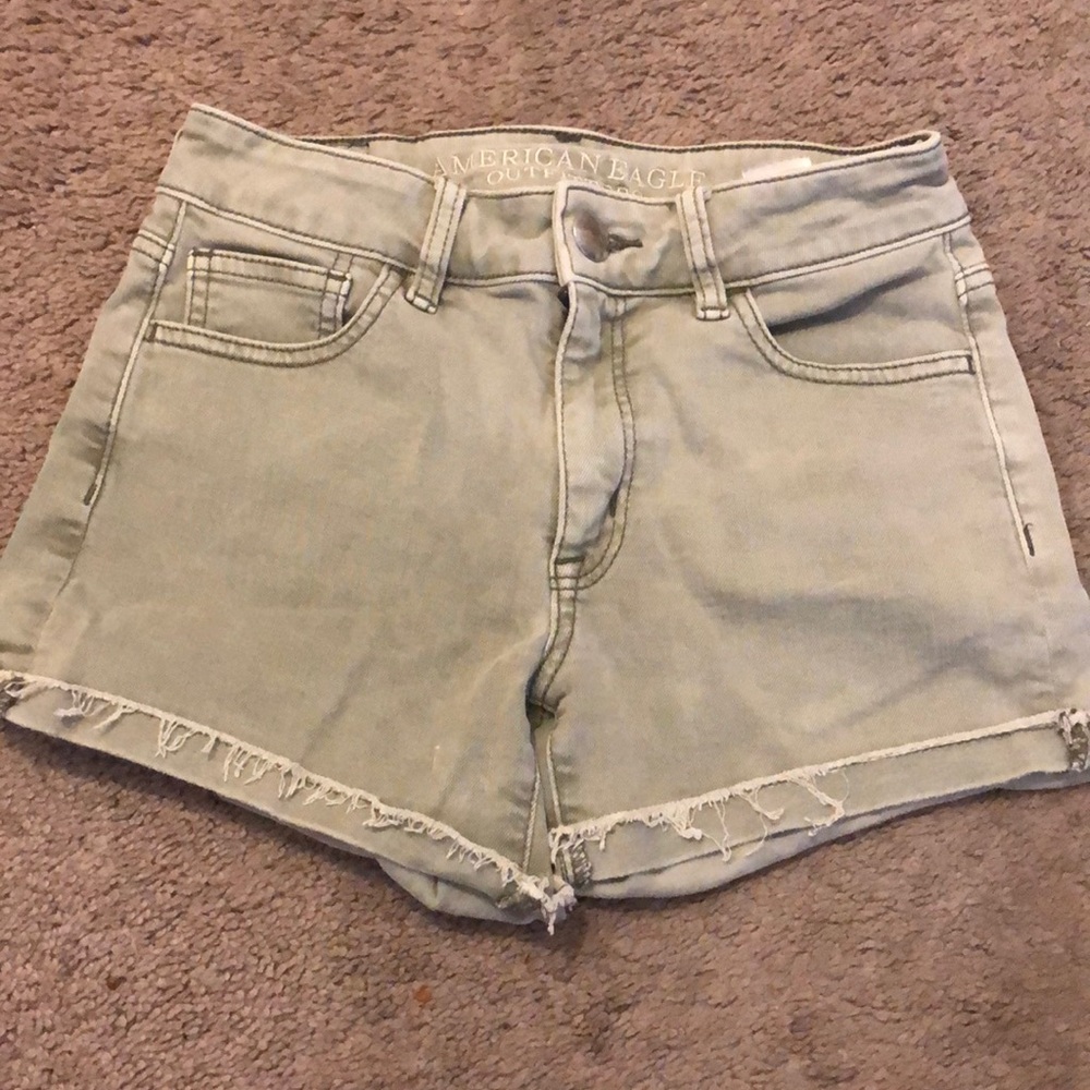 American Eagle Outfitters Grey Denim Shorts